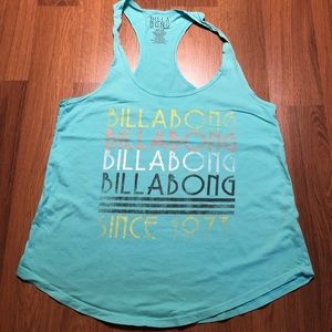 💥Billabong teal tank top
